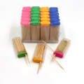 Plastic Bottle Packed Biodegradable Bamboo 2.0*65mm Toothpicks